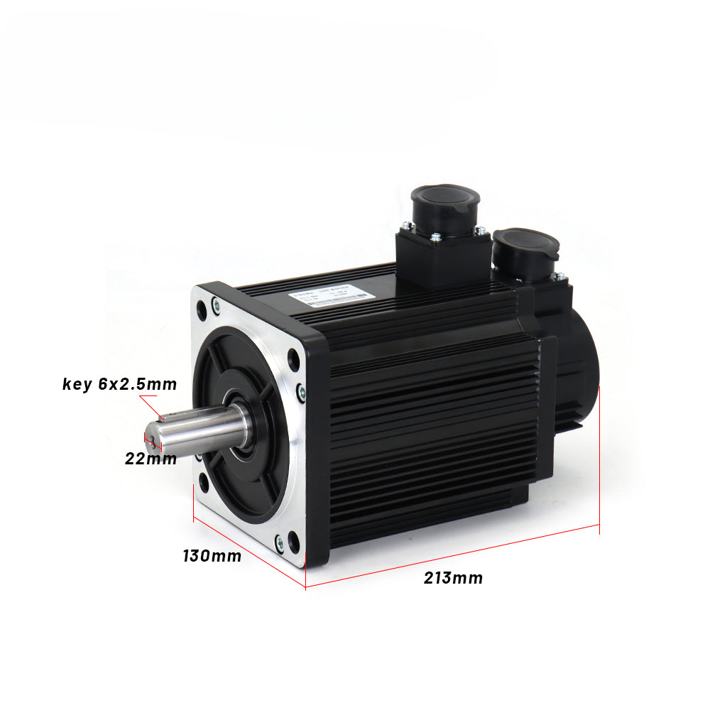 Incremental Servo Motor Kits 1KW 130ST-M10010 AASD 20A 220V 10NM 1000RPM Dia.22mm with 3m cable