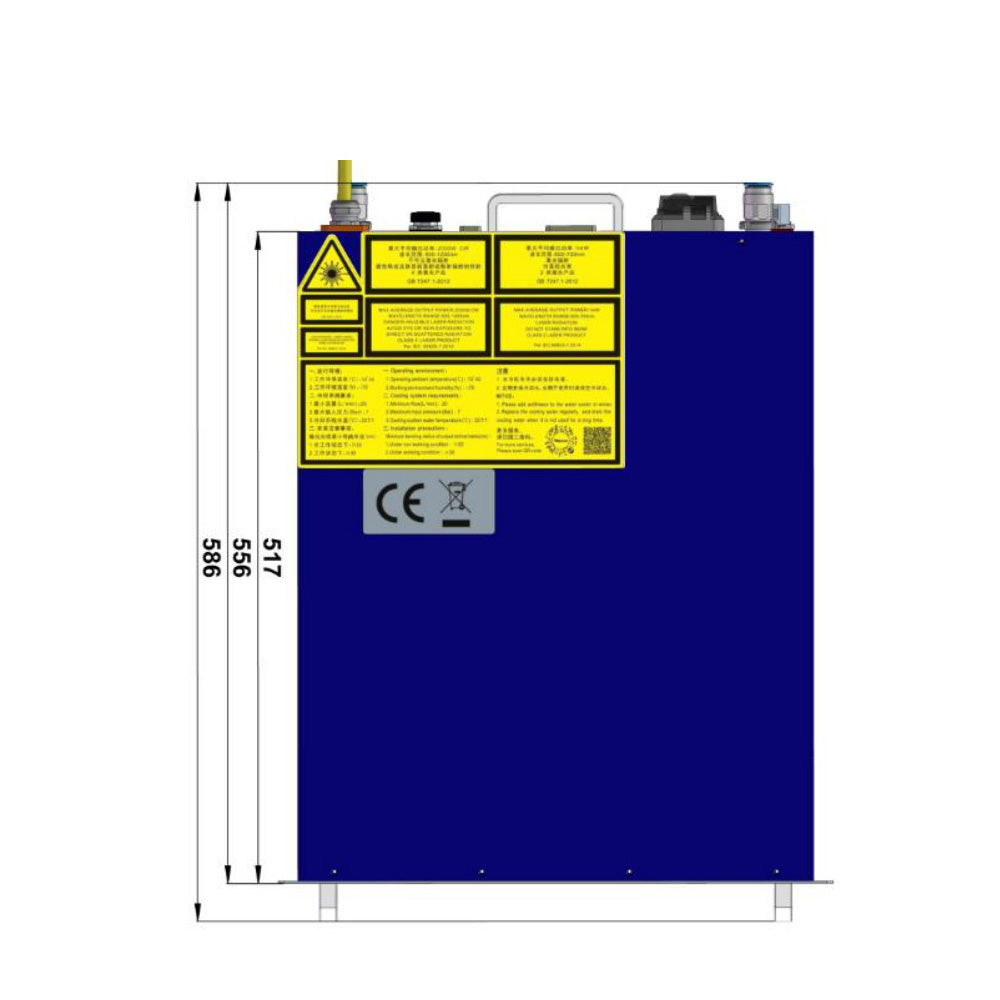 Raycus Global-Series RFL-C2000S-CE / RFL-C2000H-CE 2000W Fiber Laser Source