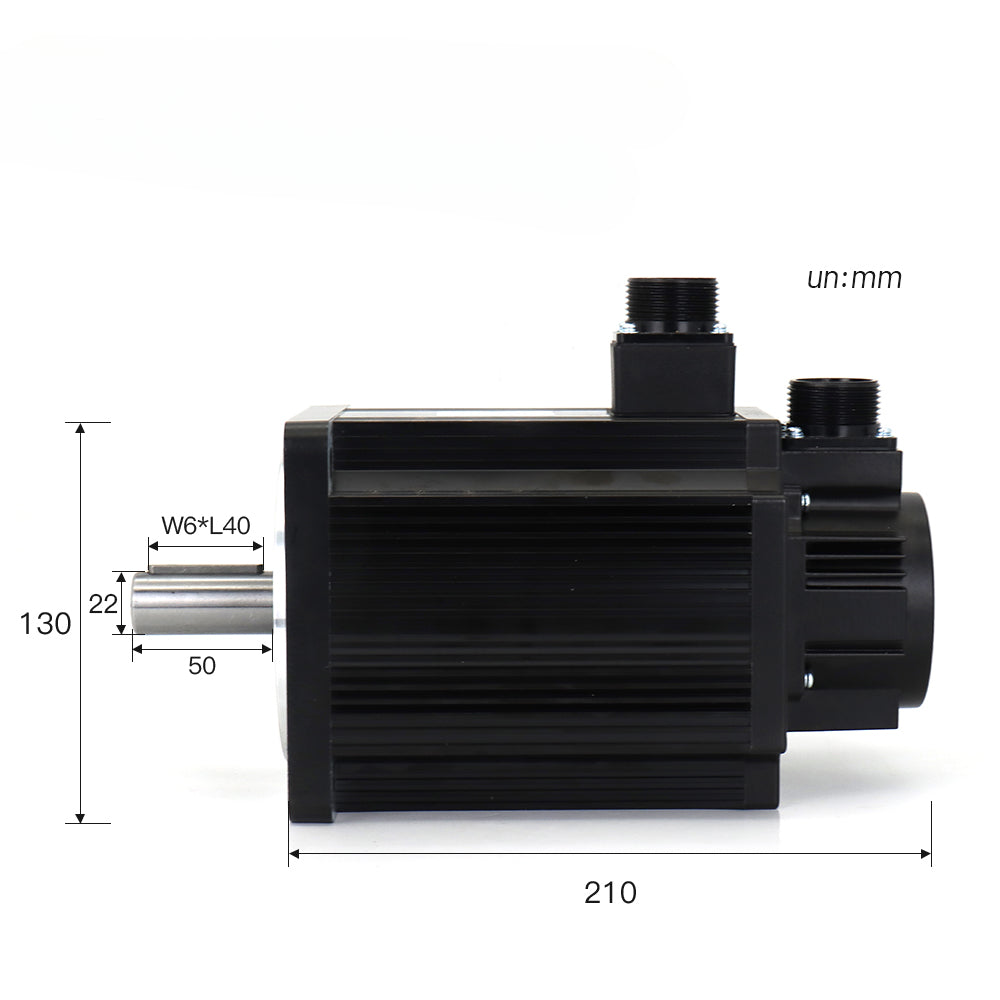 Incremental Servo Motor kits 130ST-M10015 AASD 30A 1.5KW 220V 10NM 1500RPM Dia.22mm with 3m cable