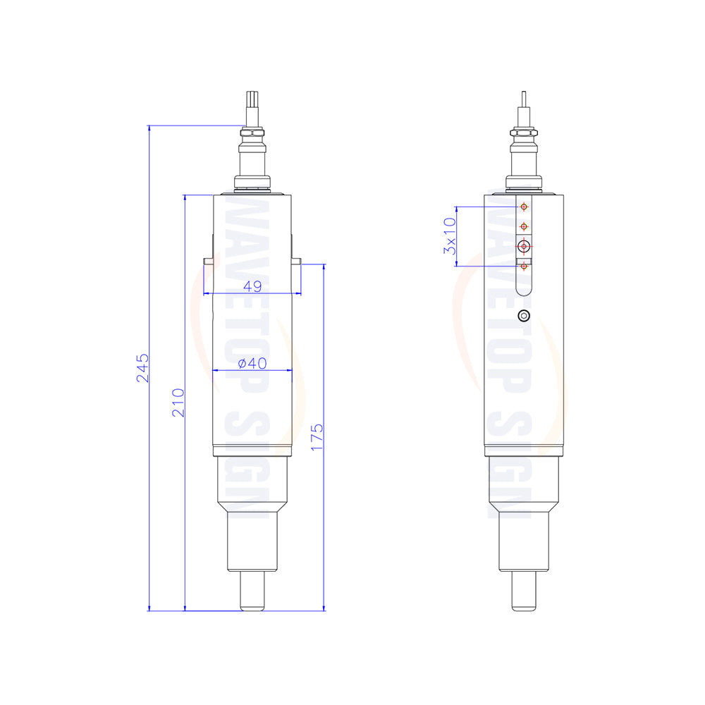 wavetopauto CNC Table Collection Instrument Vibrating Knife