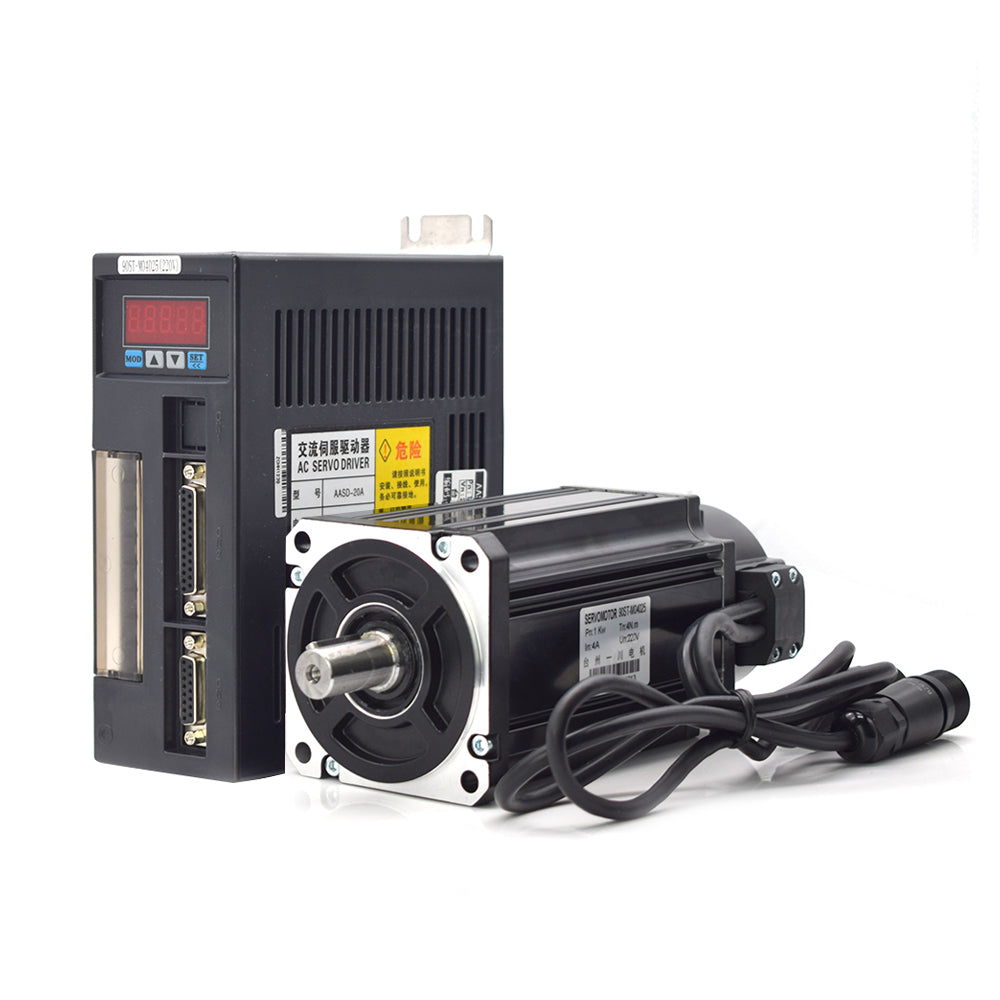 AASD Servo Motor kits 400W 60ST-M01330 AASD15A 220V 1.27NM 3000RPM Dia.14mm With 3M cable
