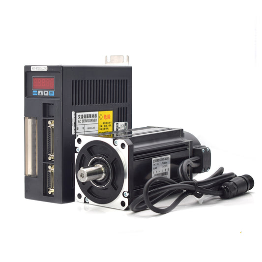 Incremental Servo Motor kits 80ST-M01330 AASD 15A 400W 220V 1.27NM 3000RPM Dia.19mm with 3m cable
