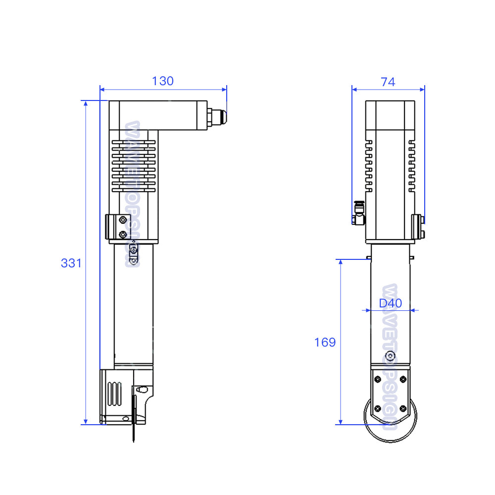 CNC Leather Round Knife Vibrating Knife Vibration Cutting head